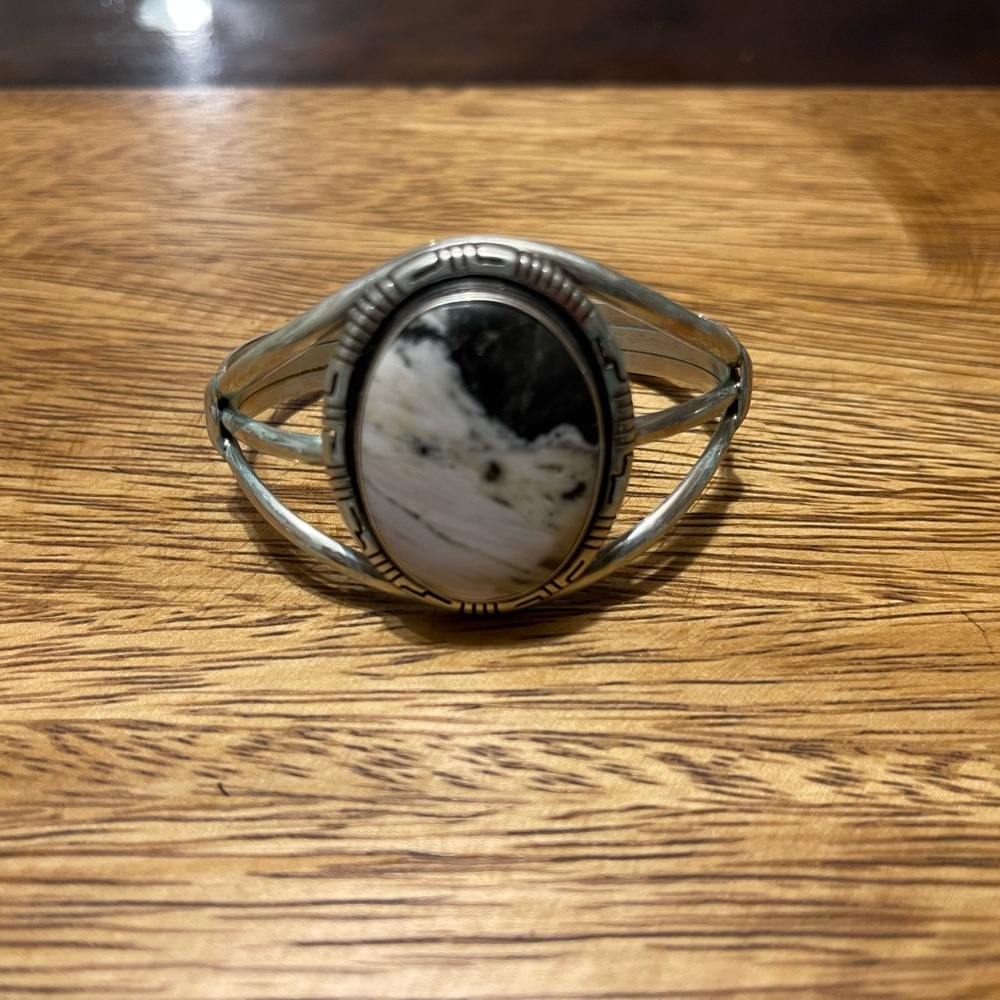 Authentic - White Buffalo Turquoise Stone Bracelet